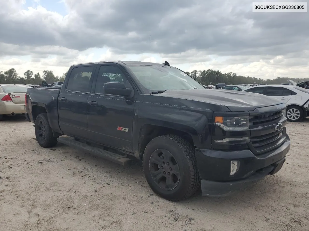 2016 Chevrolet Silverado K1500 Ltz VIN: 3GCUKSECXGG336805 Lot: 62142664