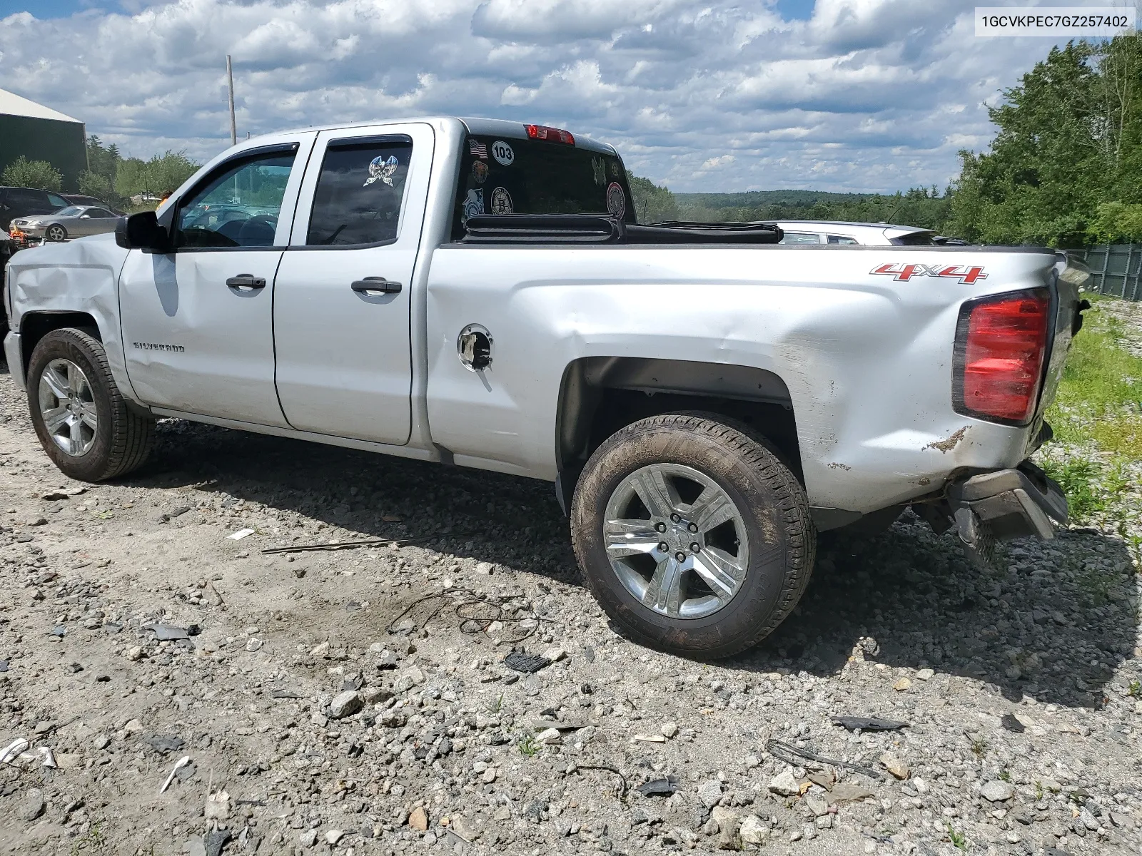 2016 Chevrolet Silverado K1500 Custom VIN: 1GCVKPEC7GZ257402 Lot: 62469724