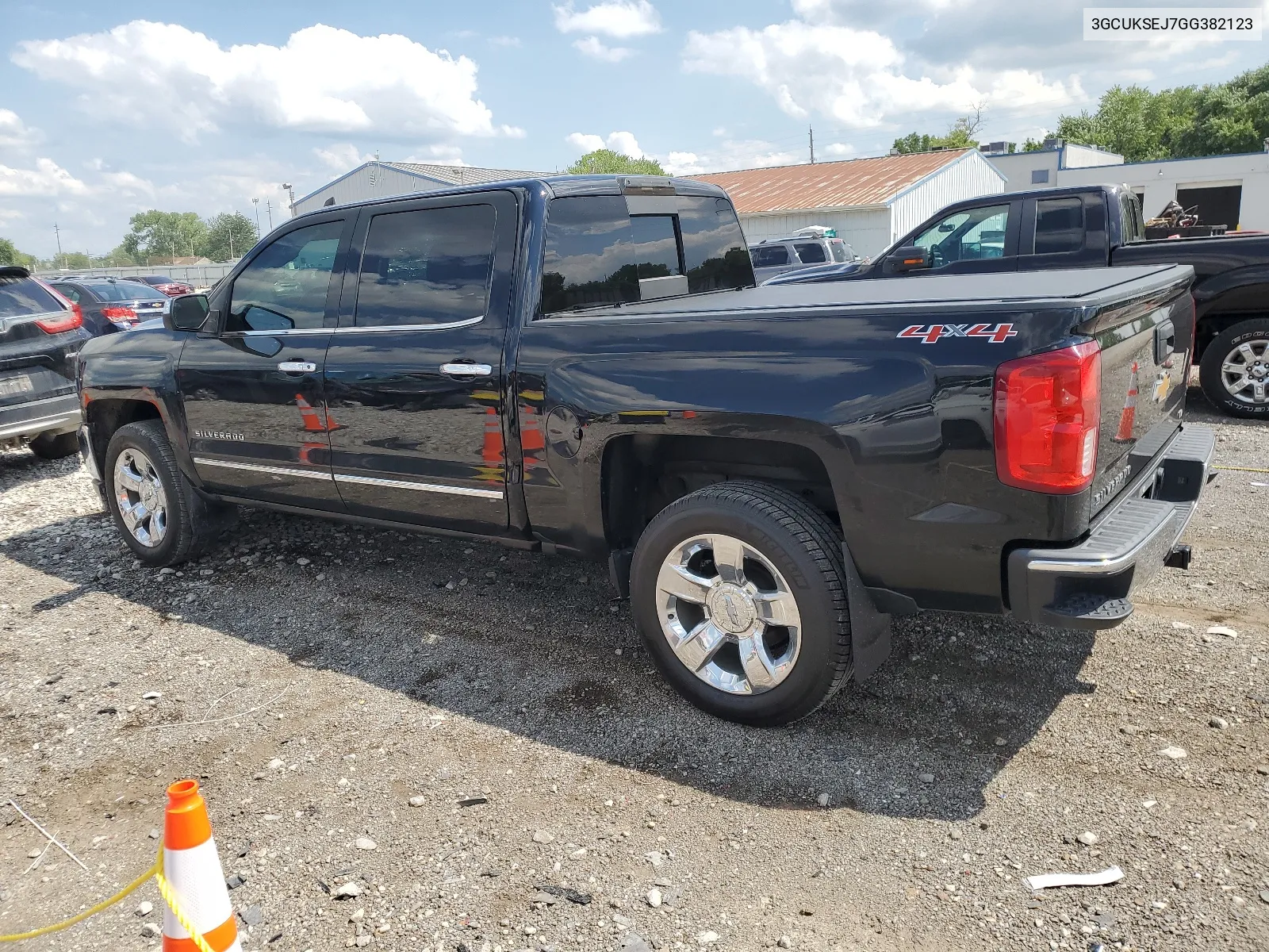 2016 Chevrolet Silverado K1500 Ltz VIN: 3GCUKSEJ7GG382123 Lot: 63068184