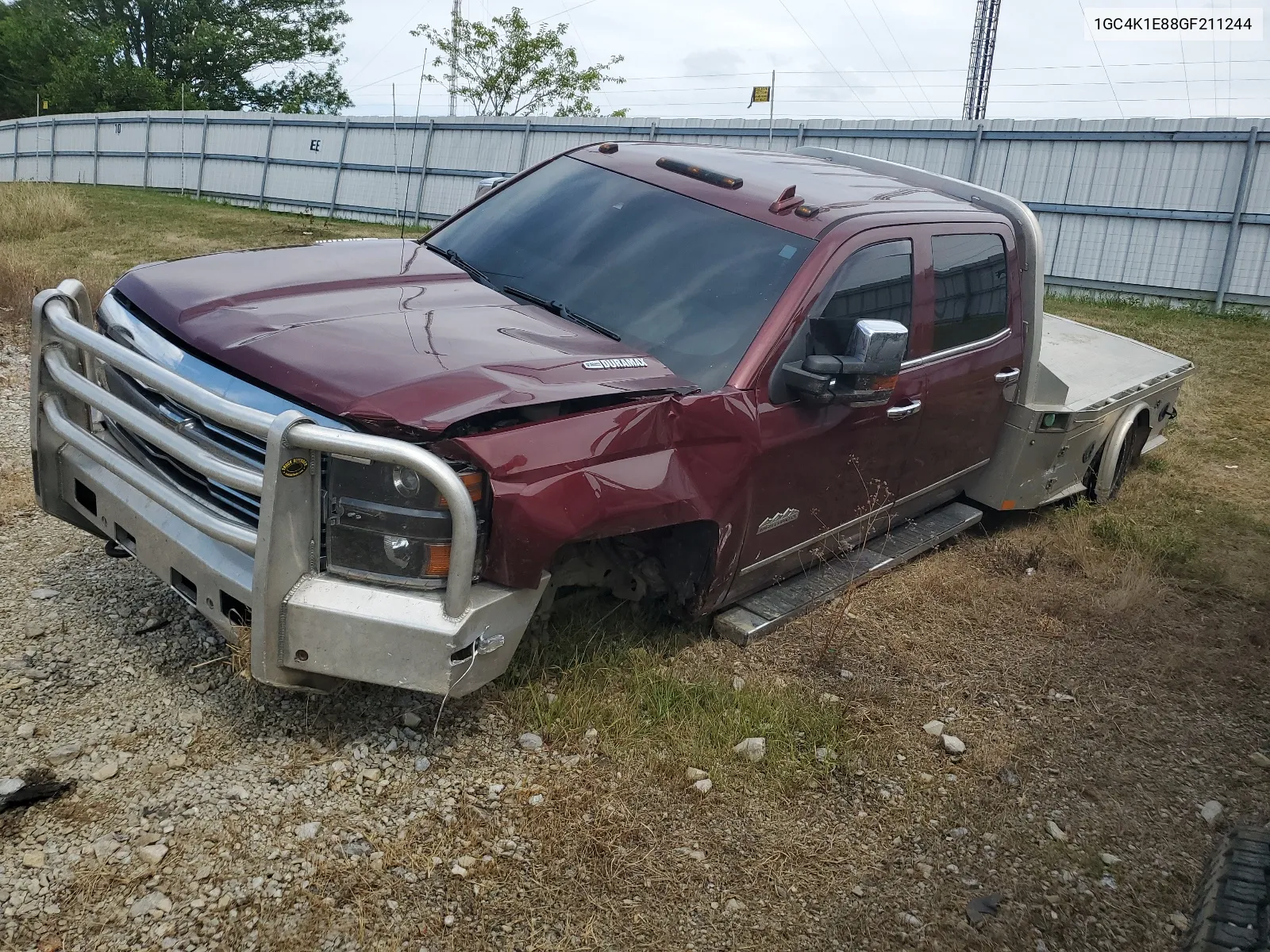 2016 Chevrolet Silverado K3500 High Country VIN: 1GC4K1E88GF211244 Lot: 63071504