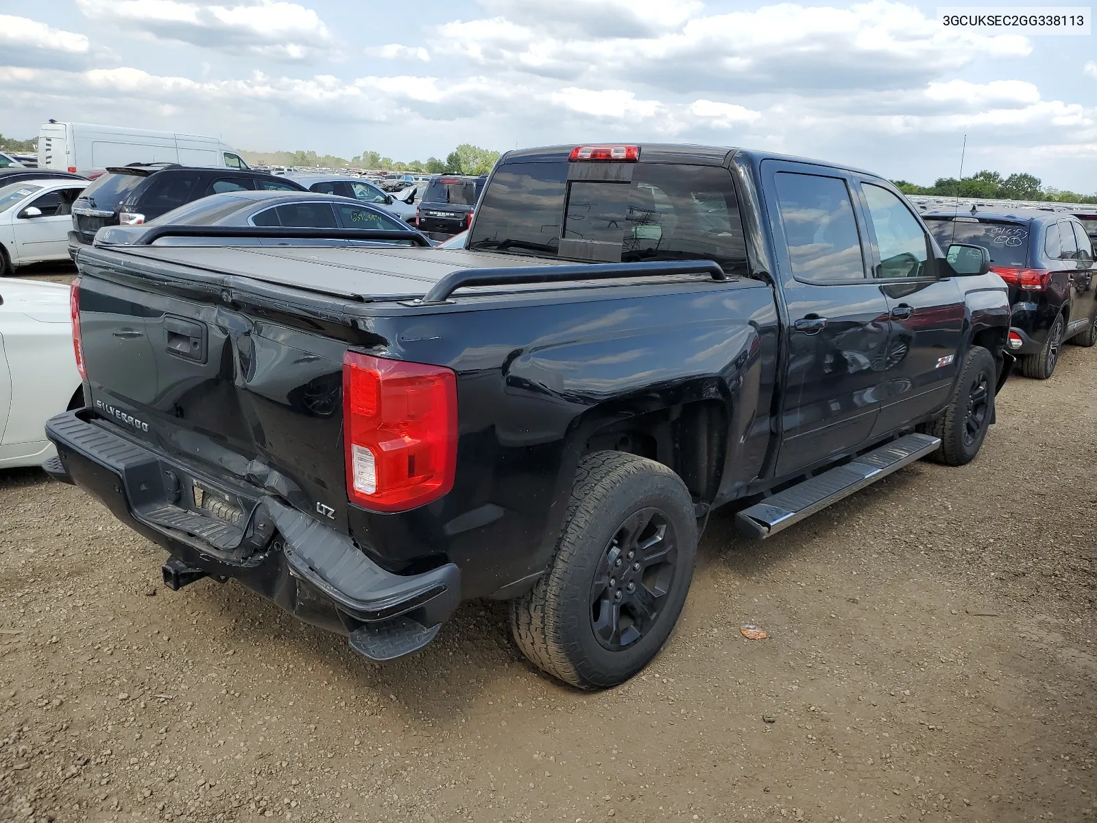 2016 Chevrolet Silverado K1500 Ltz VIN: 3GCUKSEC2GG338113 Lot: 63449534