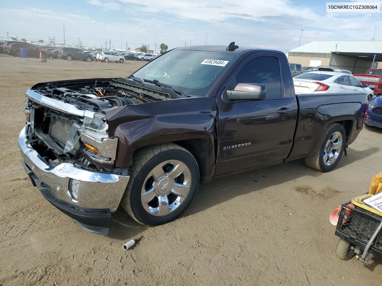 1GCNKREC1GZ308064 2016 Chevrolet Silverado K1500 Lt