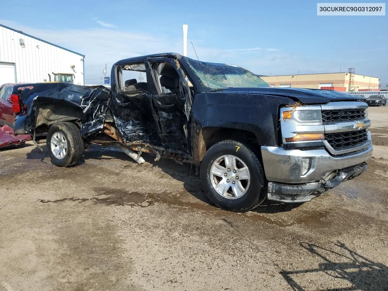 2016 Chevrolet Silverado K1500 Lt VIN: 3GCUKREC9GG312097 Lot: 63689704