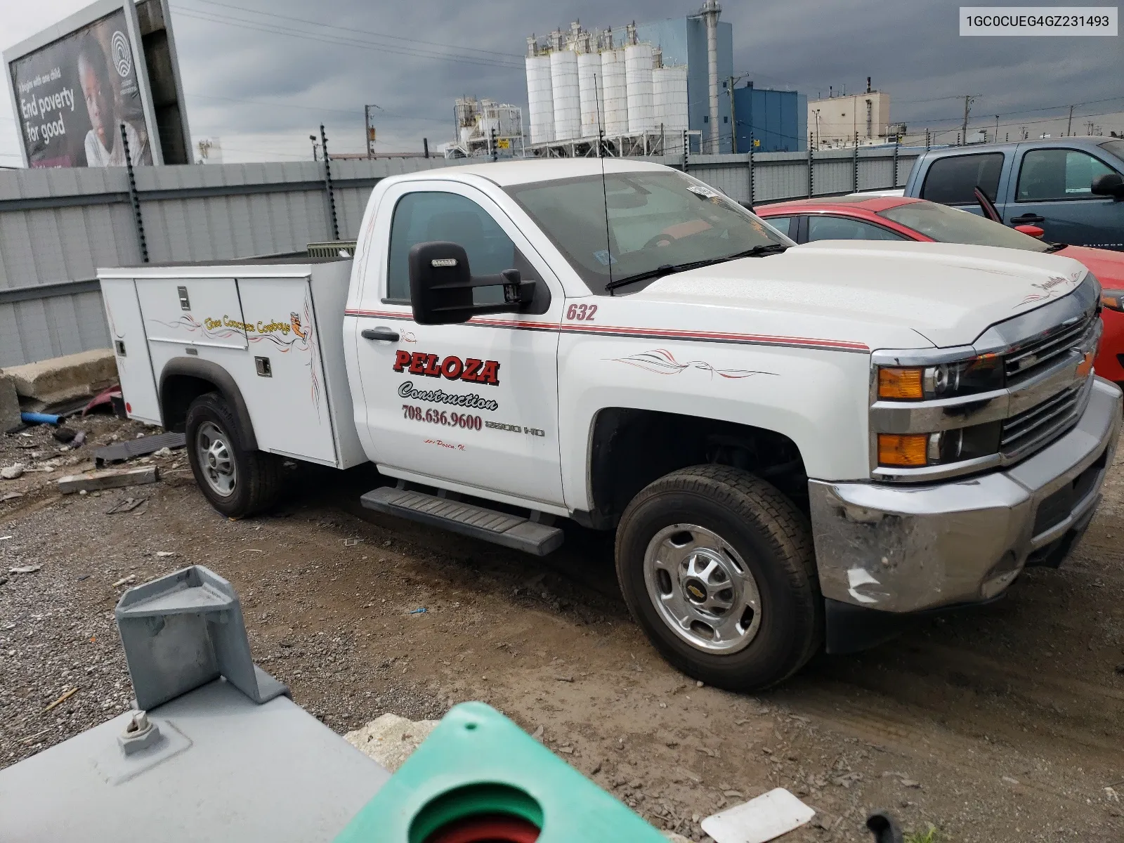 2016 Chevrolet Silverado C2500 Heavy Duty VIN: 1GC0CUEG4GZ231493 Lot: 64189954