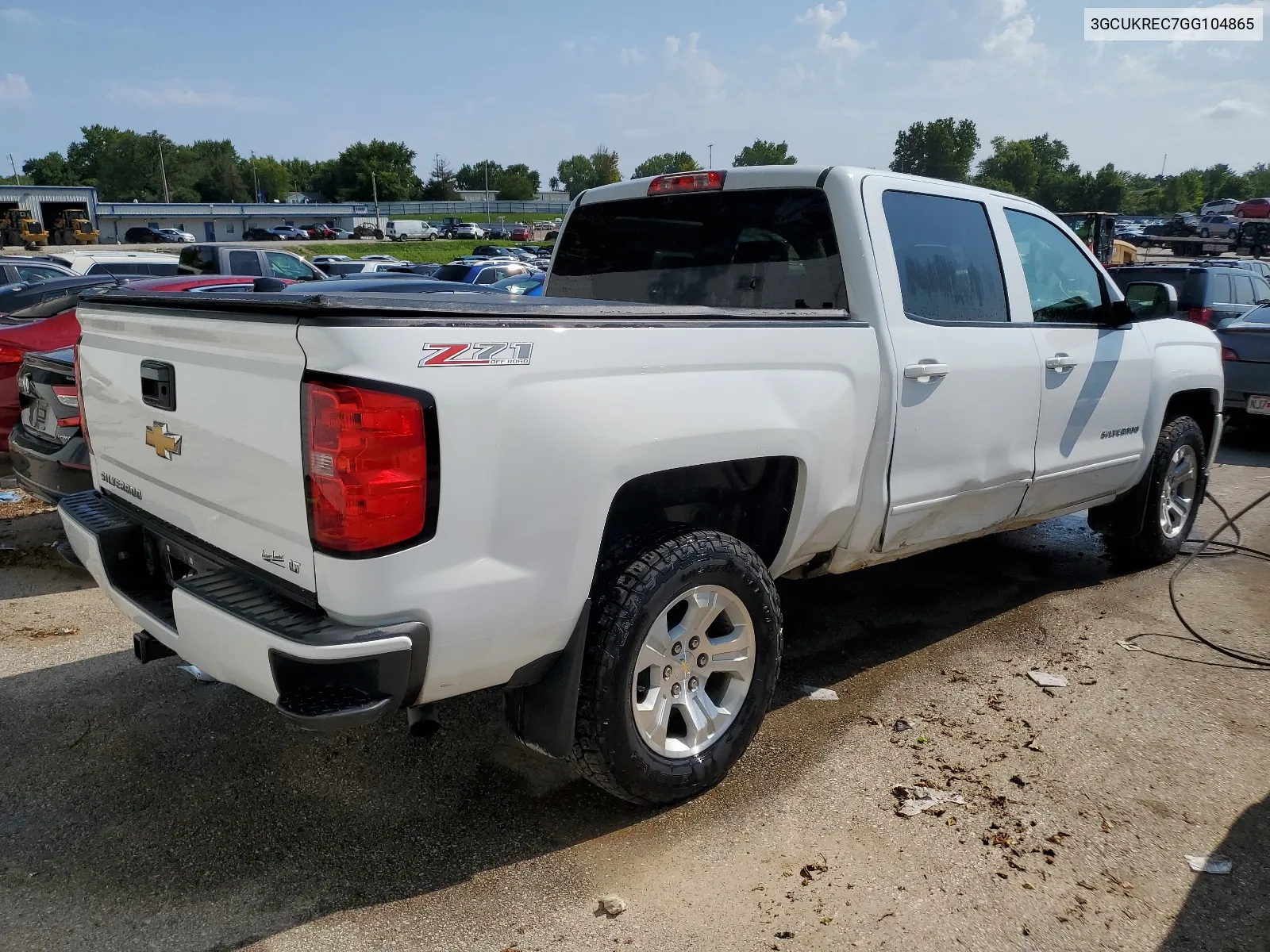 2016 Chevrolet Silverado K1500 Lt VIN: 3GCUKREC7GG104865 Lot: 64269794