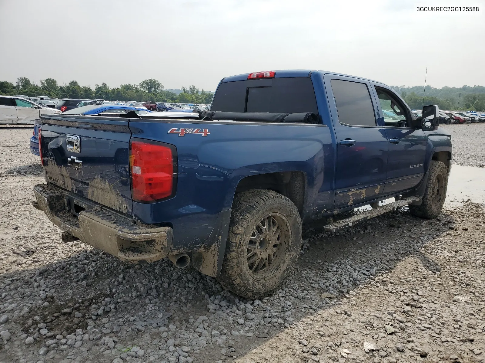 2016 Chevrolet Silverado K1500 Lt VIN: 3GCUKREC2GG125588 Lot: 64589384