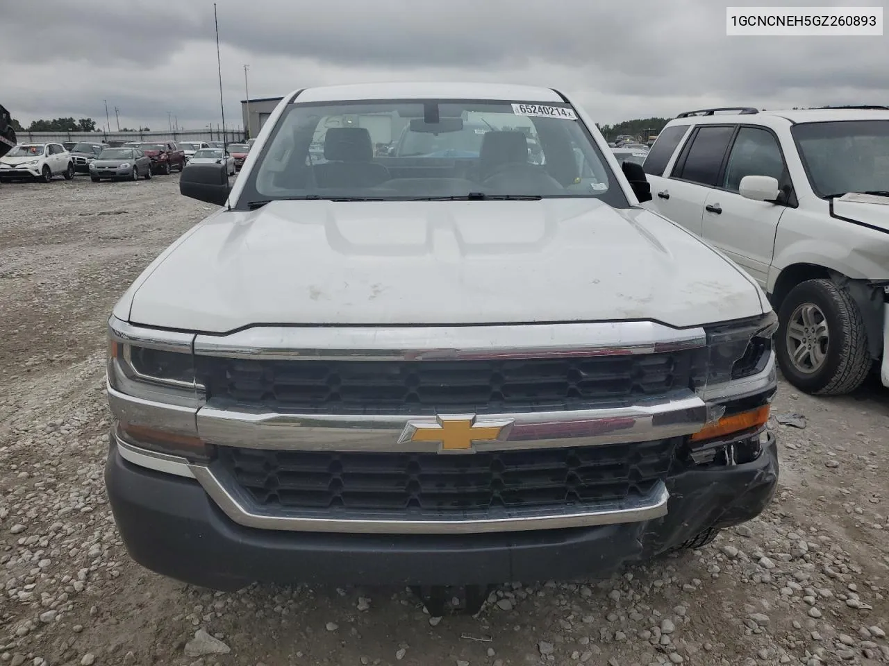 2016 Chevrolet Silverado C1500 VIN: 1GCNCNEH5GZ260893 Lot: 65240214