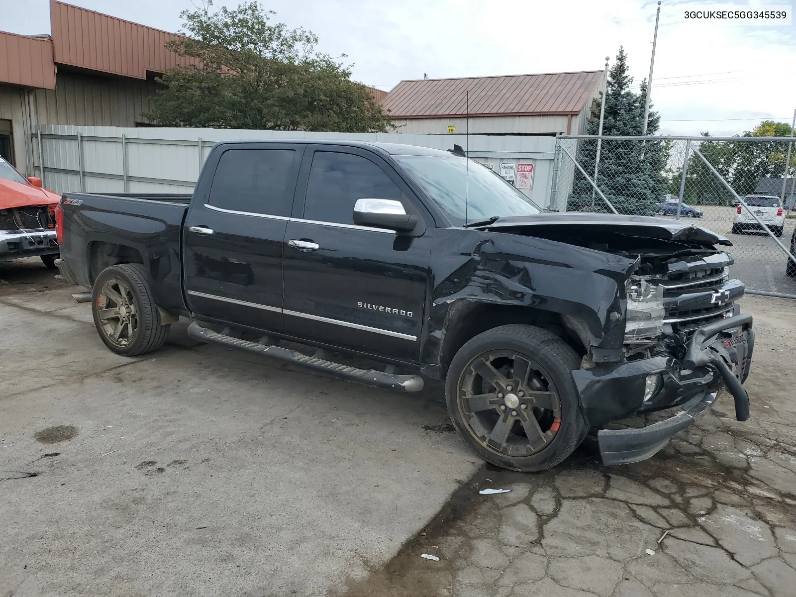 2016 Chevrolet Silverado K1500 Ltz VIN: 3GCUKSEC5GG345539 Lot: 65388024