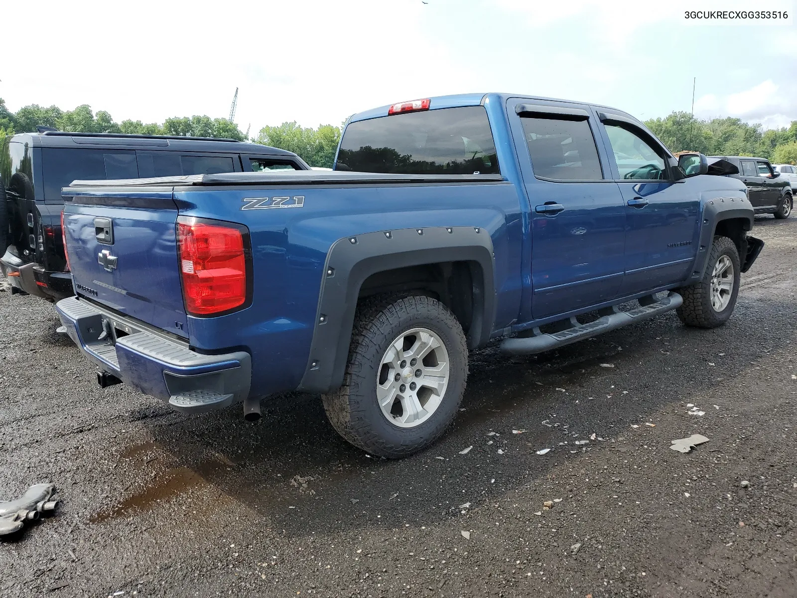 2016 Chevrolet Silverado K1500 Lt VIN: 3GCUKRECXGG353516 Lot: 65775454