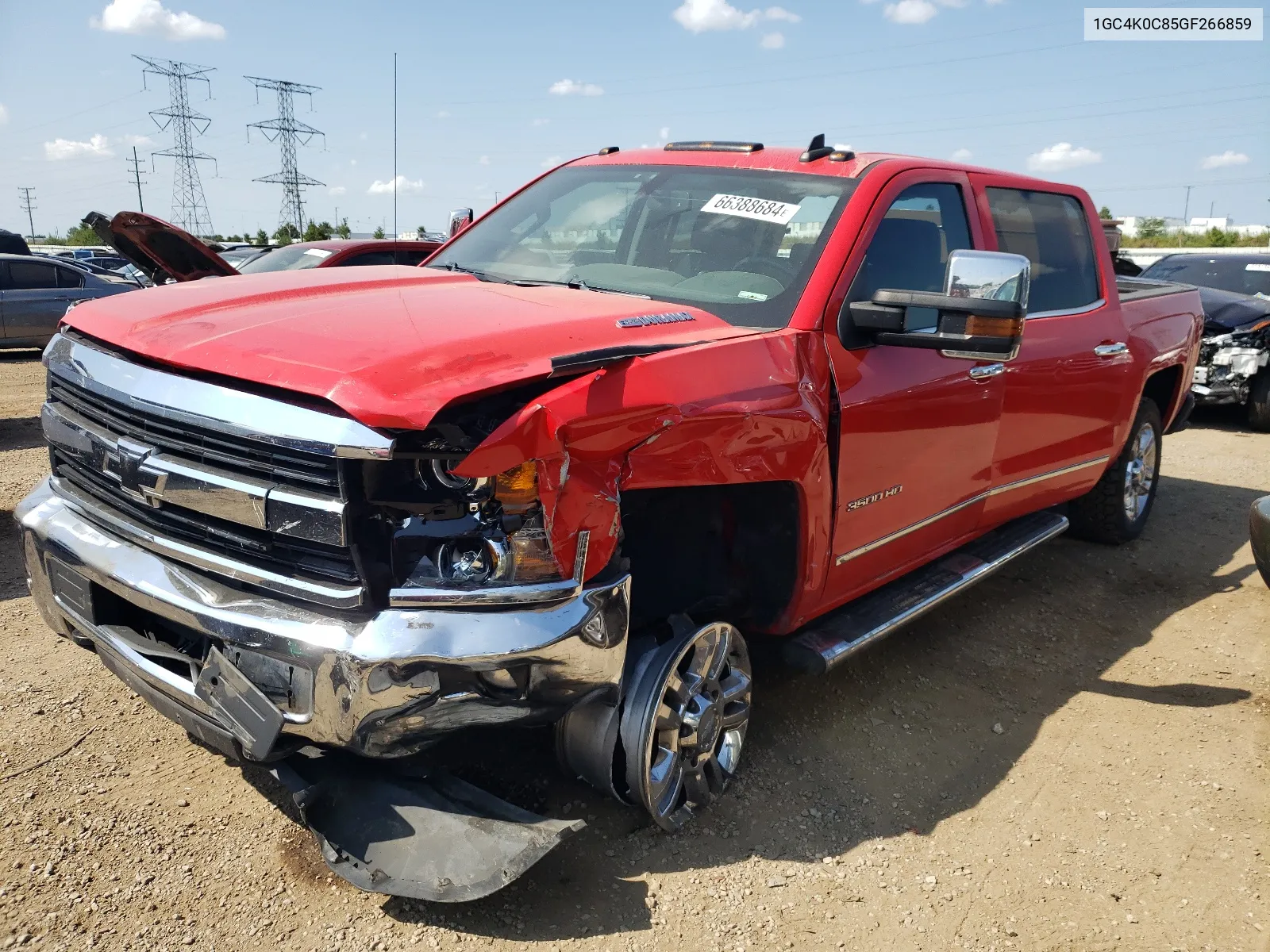 2016 Chevrolet Silverado K3500 Ltz VIN: 1GC4K0C85GF266859 Lot: 66388684