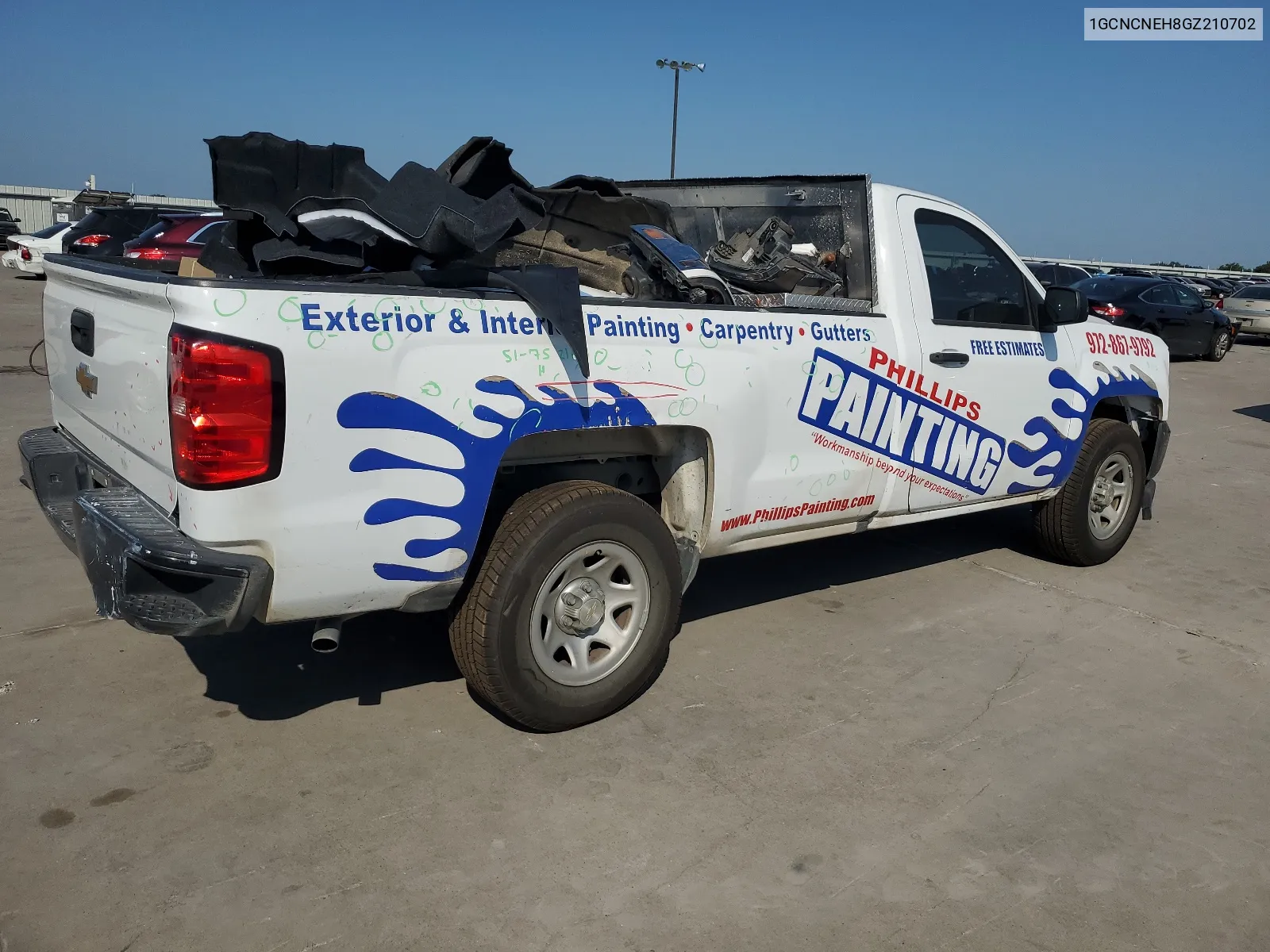 2016 Chevrolet Silverado C1500 VIN: 1GCNCNEH8GZ210702 Lot: 66422604