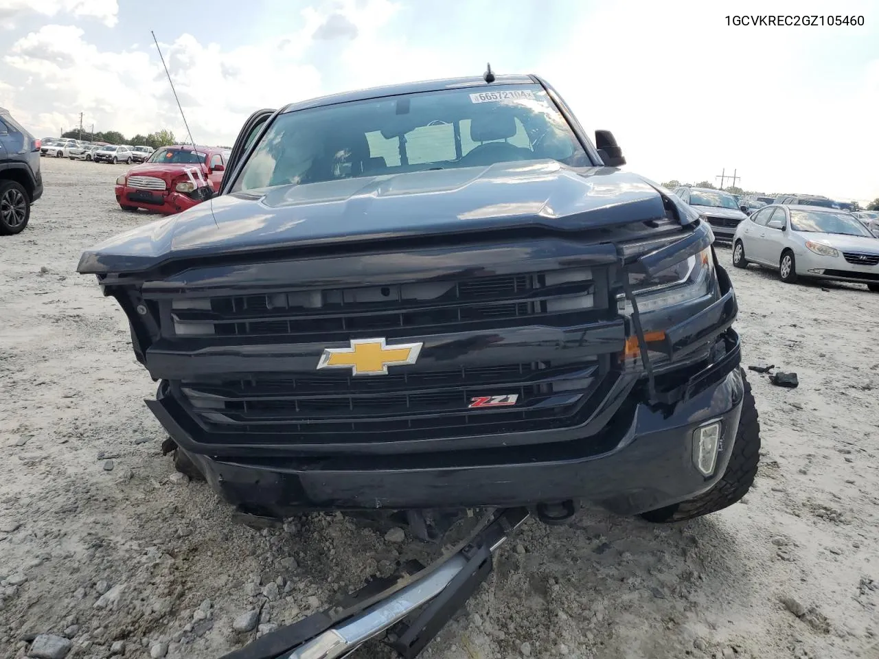 1GCVKREC2GZ105460 2016 Chevrolet Silverado K1500 Lt