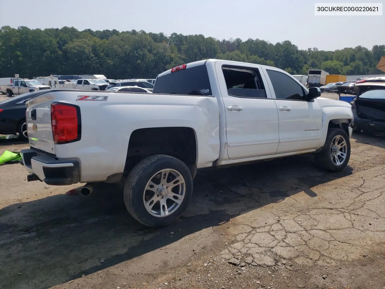 2016 Chevrolet Silverado K1500 Lt VIN: 3GCUKREC0GG220621 Lot: 66861594