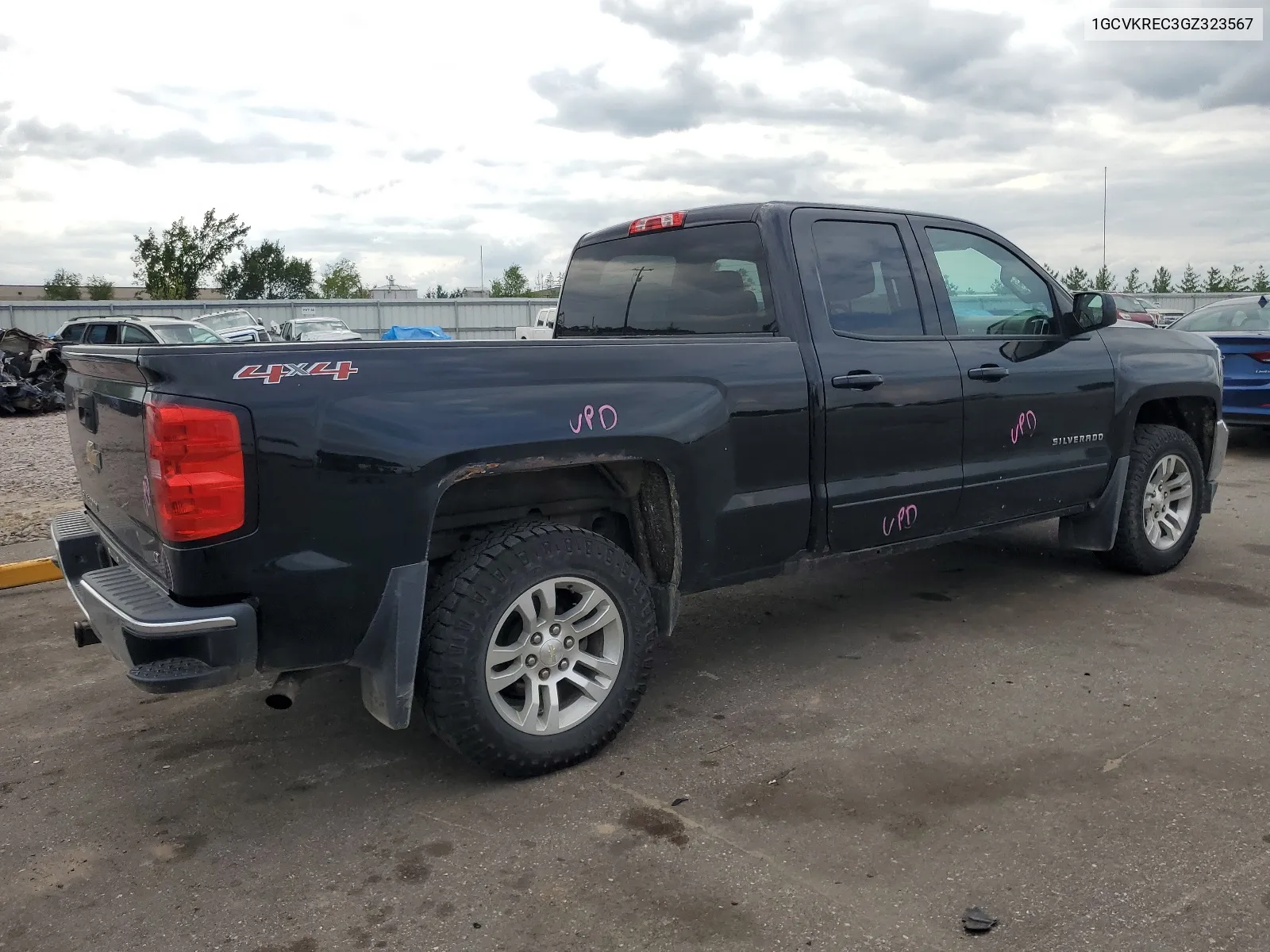 1GCVKREC3GZ323567 2016 Chevrolet Silverado K1500 Lt