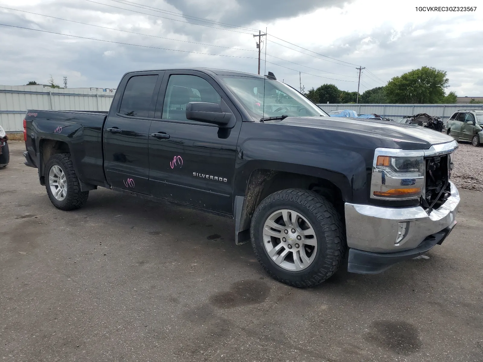 1GCVKREC3GZ323567 2016 Chevrolet Silverado K1500 Lt