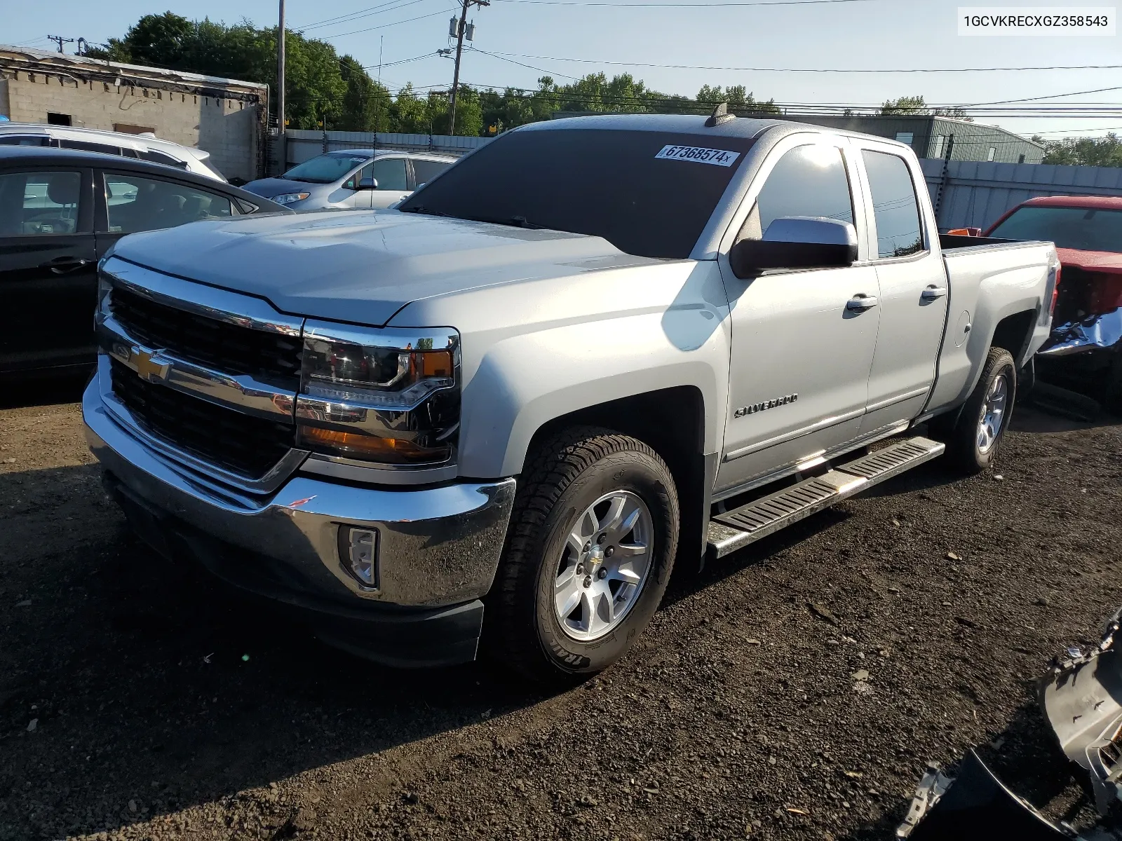 2016 Chevrolet Silverado K1500 Lt VIN: 1GCVKRECXGZ358543 Lot: 67368574