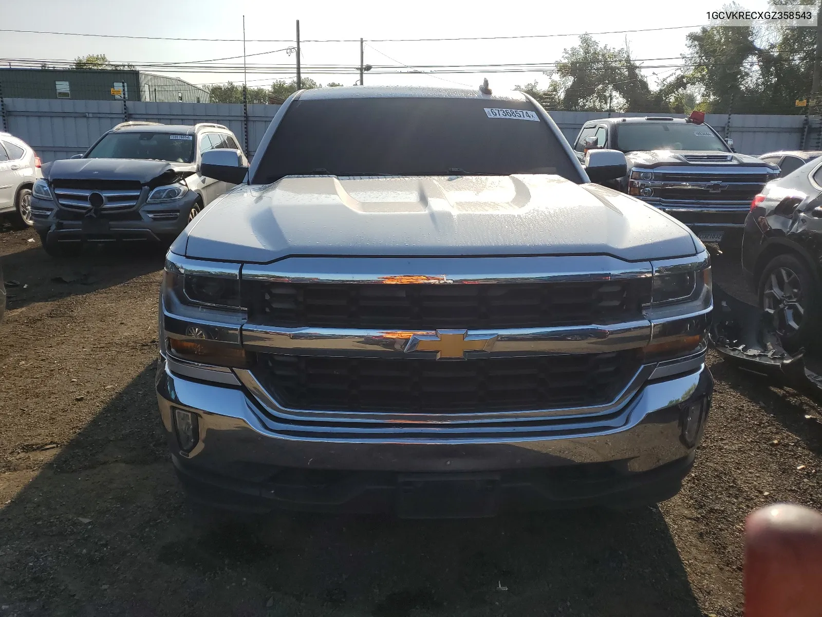 1GCVKRECXGZ358543 2016 Chevrolet Silverado K1500 Lt