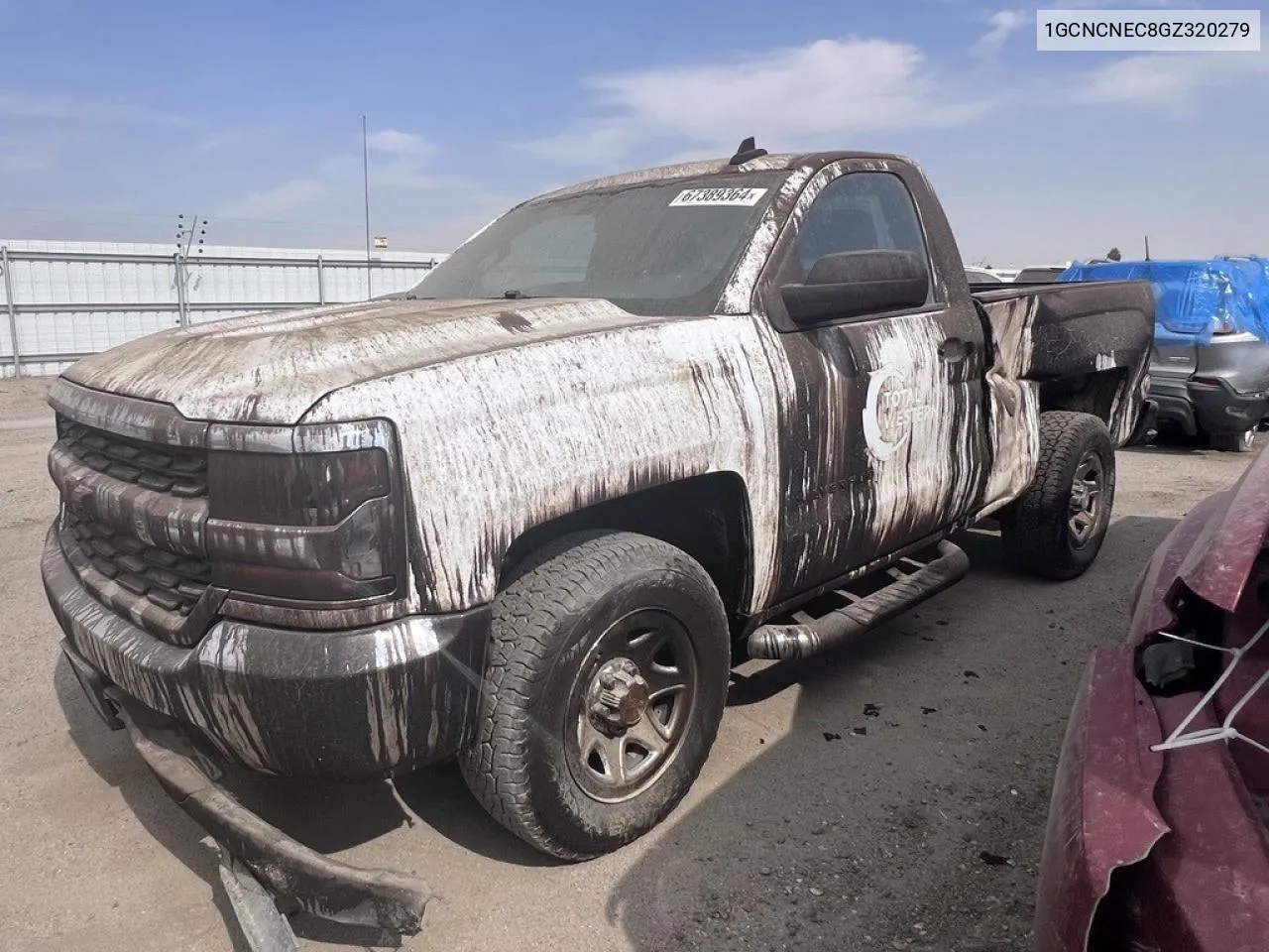 2016 Chevrolet Silverado C1500 VIN: 1GCNCNEC8GZ320279 Lot: 67389364