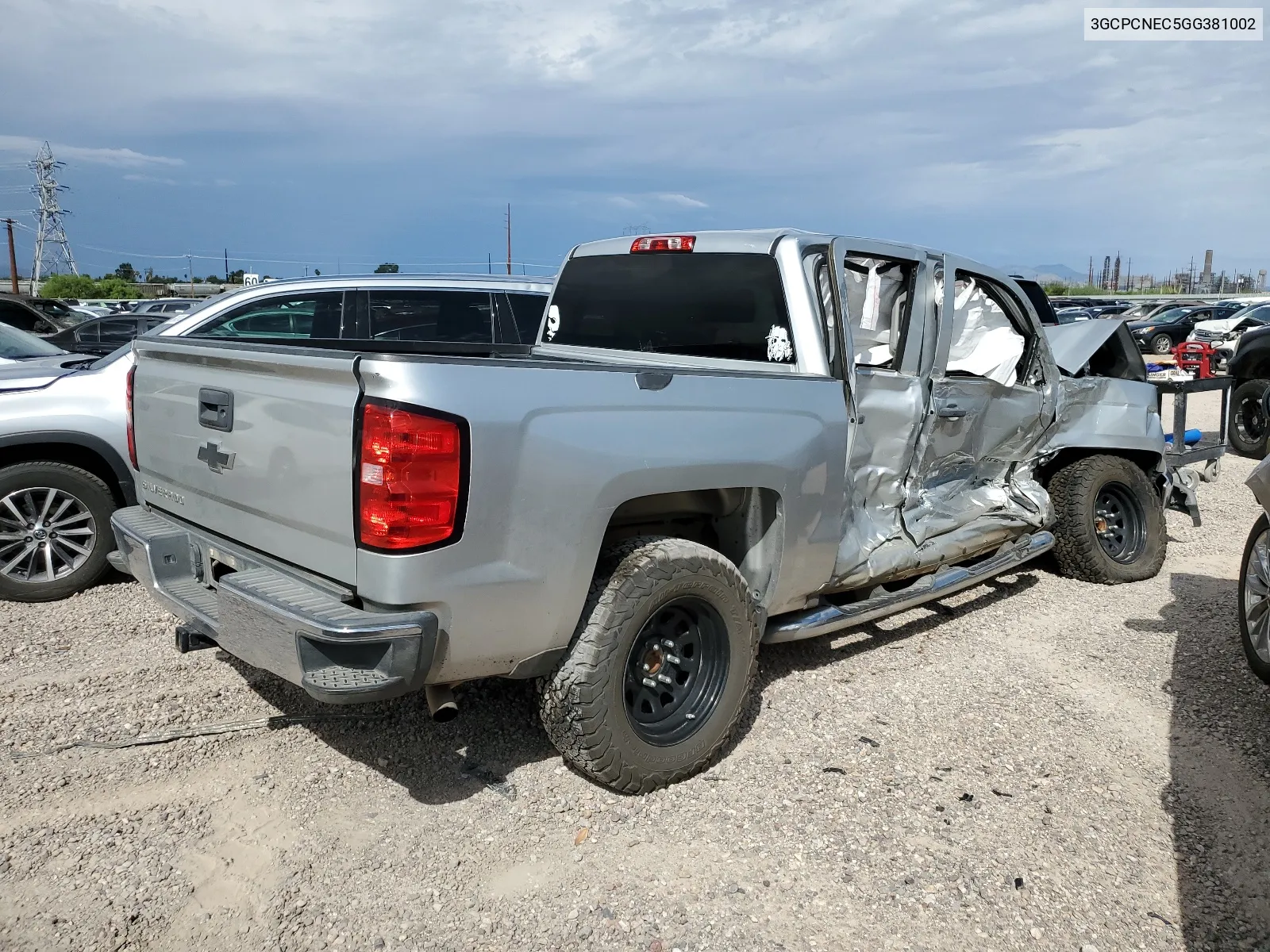 2016 Chevrolet Silverado C1500 VIN: 3GCPCNEC5GG381002 Lot: 67721794