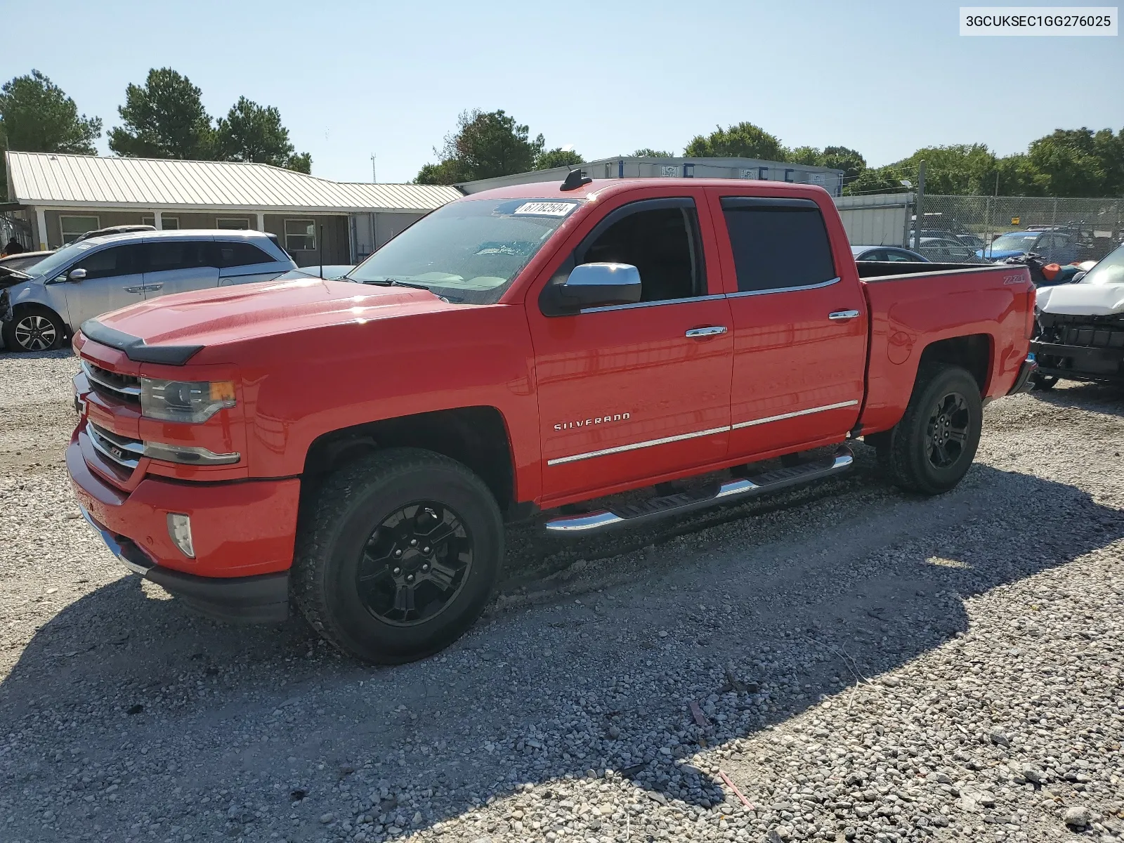 2016 Chevrolet Silverado K1500 Ltz VIN: 3GCUKSEC1GG276025 Lot: 67782504