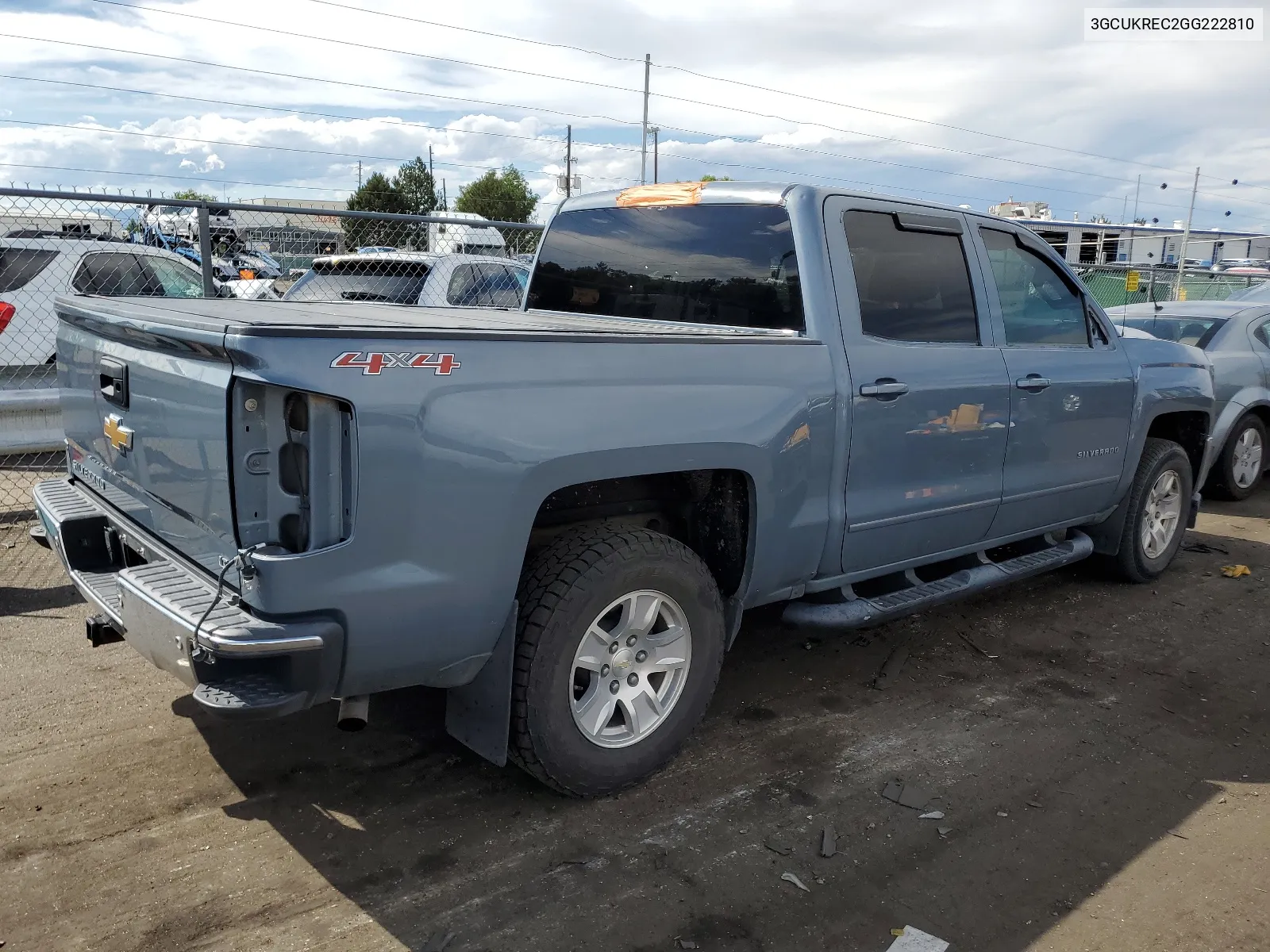 2016 Chevrolet Silverado K1500 Lt VIN: 3GCUKREC2GG222810 Lot: 67926384