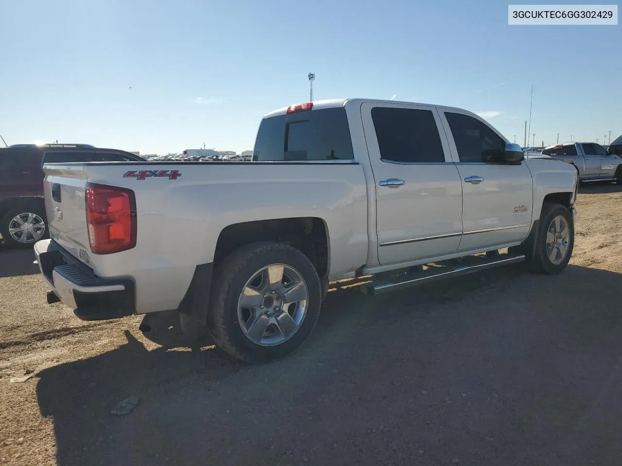 2016 Chevrolet Silverado K1500 High Country VIN: 3GCUKTEC6GG302429 Lot: 68027304