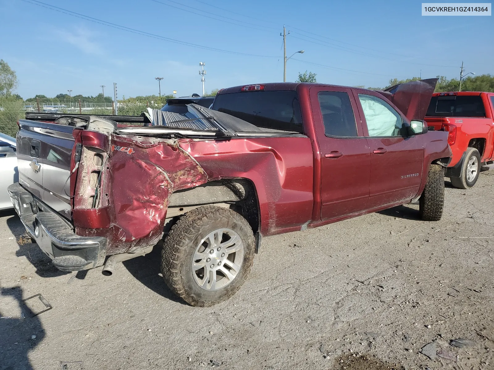 2016 Chevrolet Silverado K1500 Lt VIN: 1GCVKREH1GZ414364 Lot: 68210114