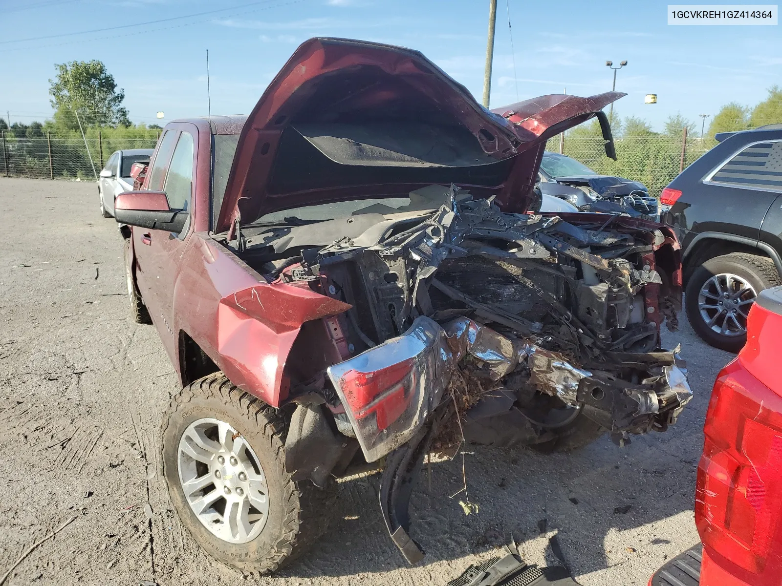 2016 Chevrolet Silverado K1500 Lt VIN: 1GCVKREH1GZ414364 Lot: 68210114