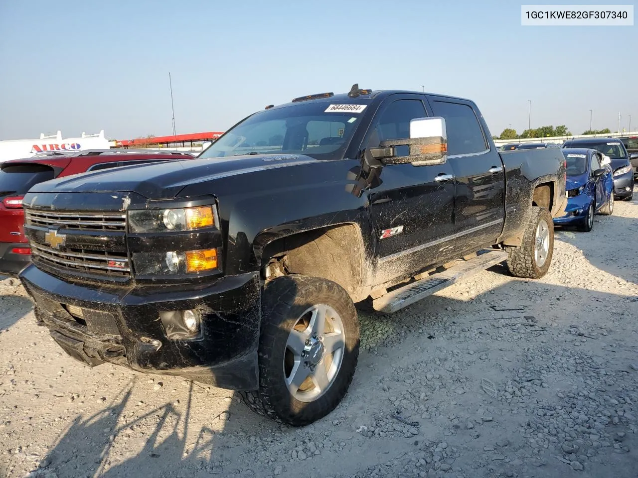 2016 Chevrolet Silverado K2500 Heavy Duty Ltz VIN: 1GC1KWE82GF307340 Lot: 68446684