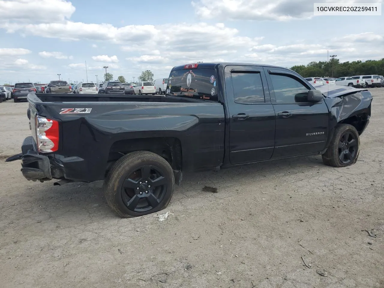 1GCVKREC2GZ259411 2016 Chevrolet Silverado K1500 Lt