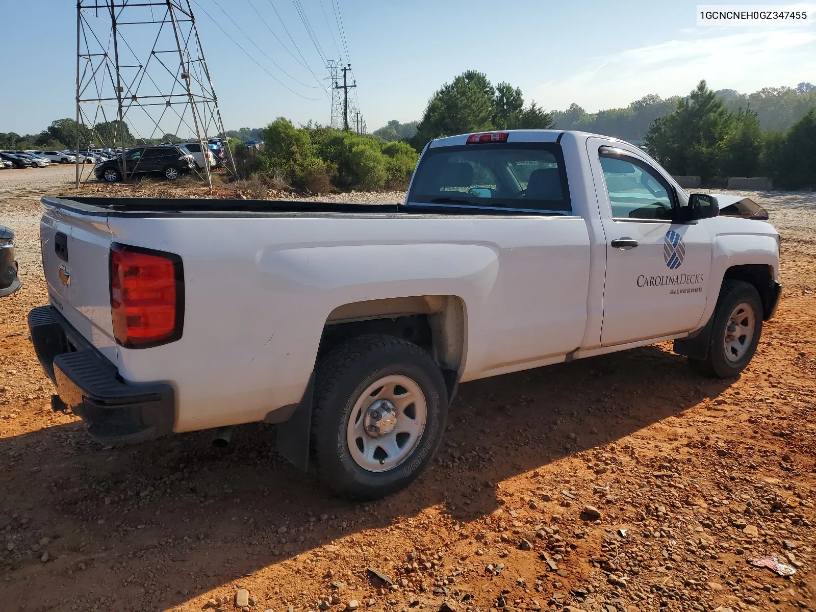 2016 Chevrolet Silverado C1500 VIN: 1GCNCNEH0GZ347455 Lot: 68505994