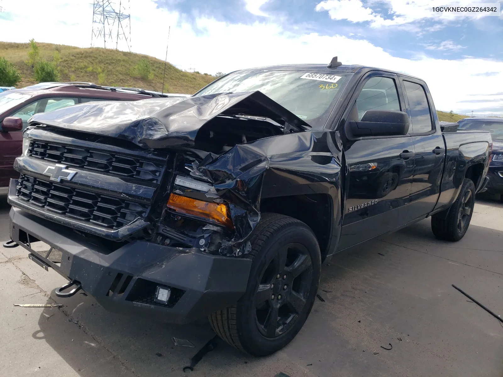 2016 Chevrolet Silverado K1500 VIN: 1GCVKNEC0GZ264342 Lot: 68570734