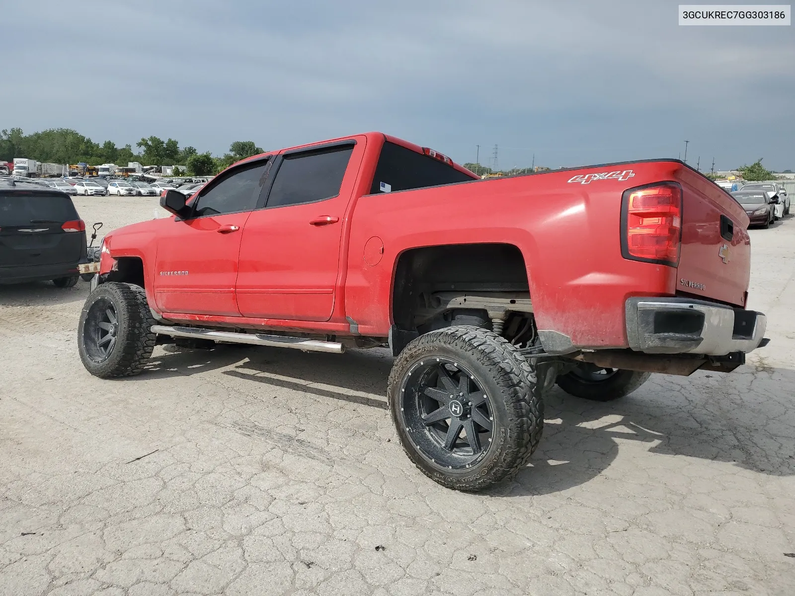 2016 Chevrolet Silverado K1500 Lt VIN: 3GCUKREC7GG303186 Lot: 68649774