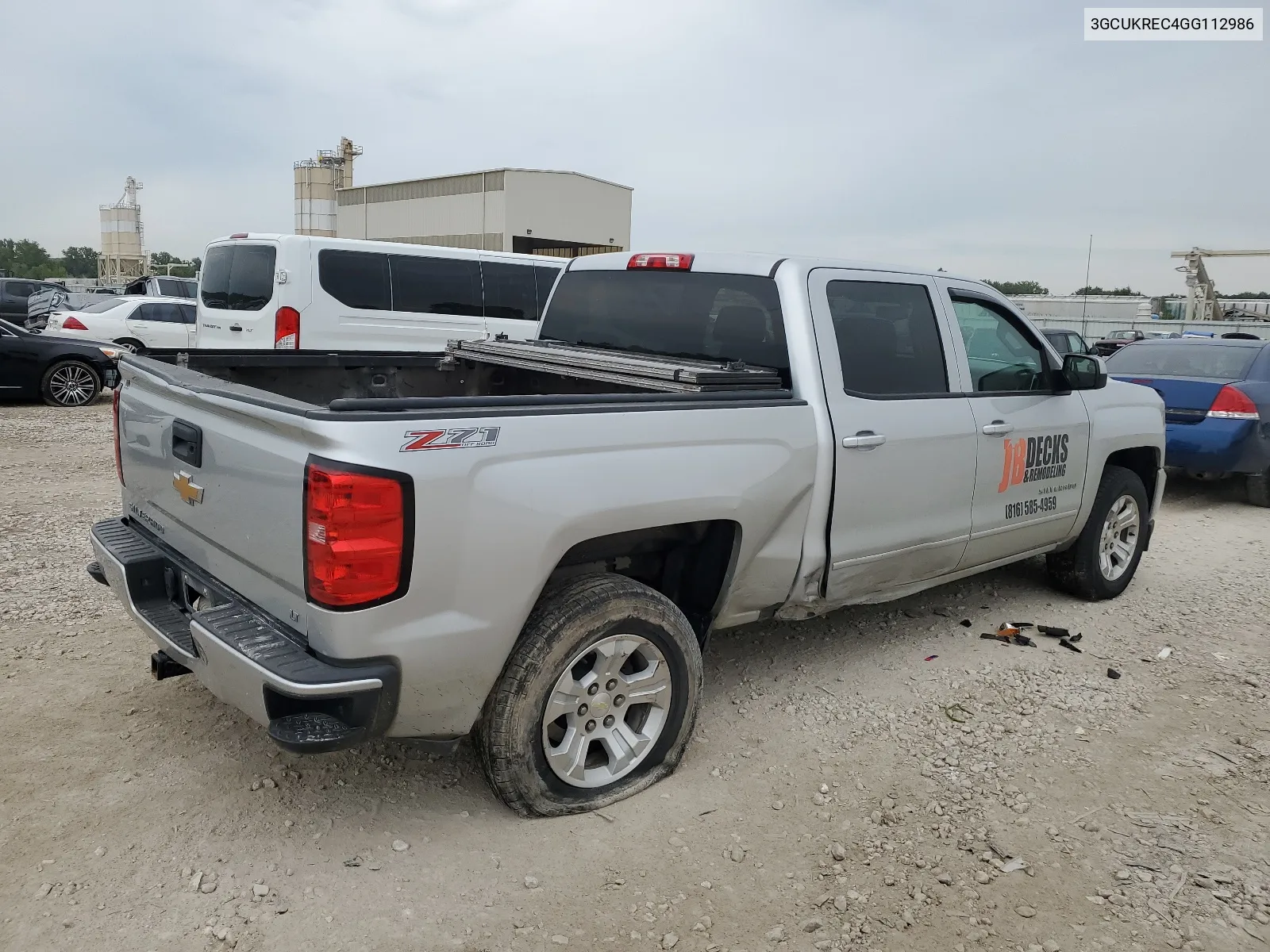 3GCUKREC4GG112986 2016 Chevrolet Silverado K1500 Lt