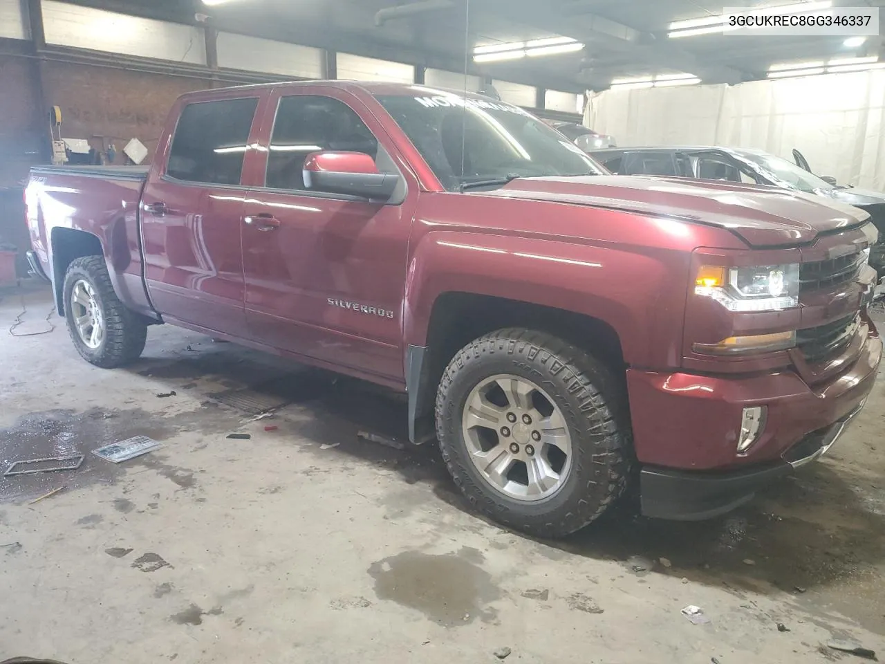 2016 Chevrolet Silverado K1500 Lt VIN: 3GCUKREC8GG346337 Lot: 68893344