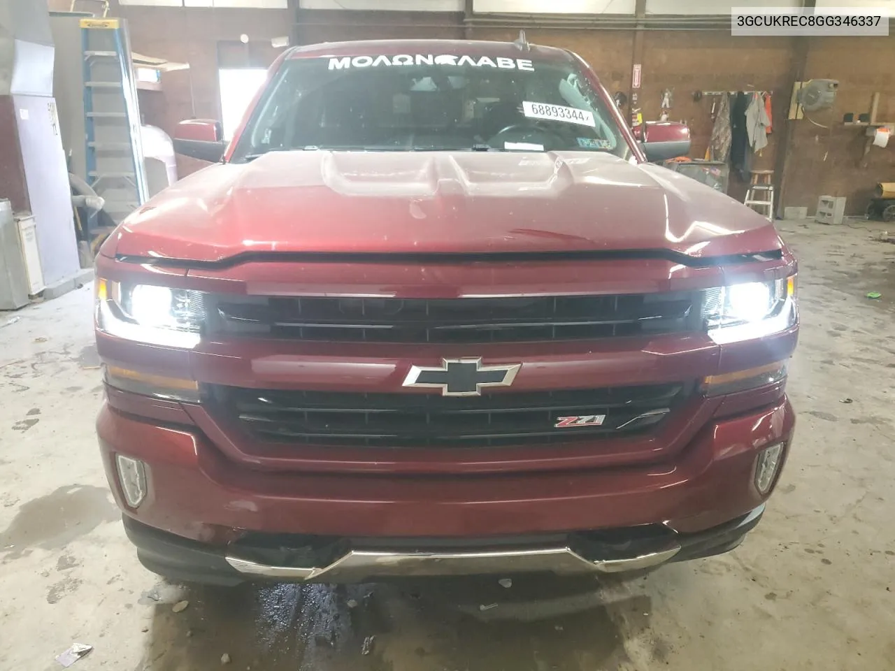 2016 Chevrolet Silverado K1500 Lt VIN: 3GCUKREC8GG346337 Lot: 68893344