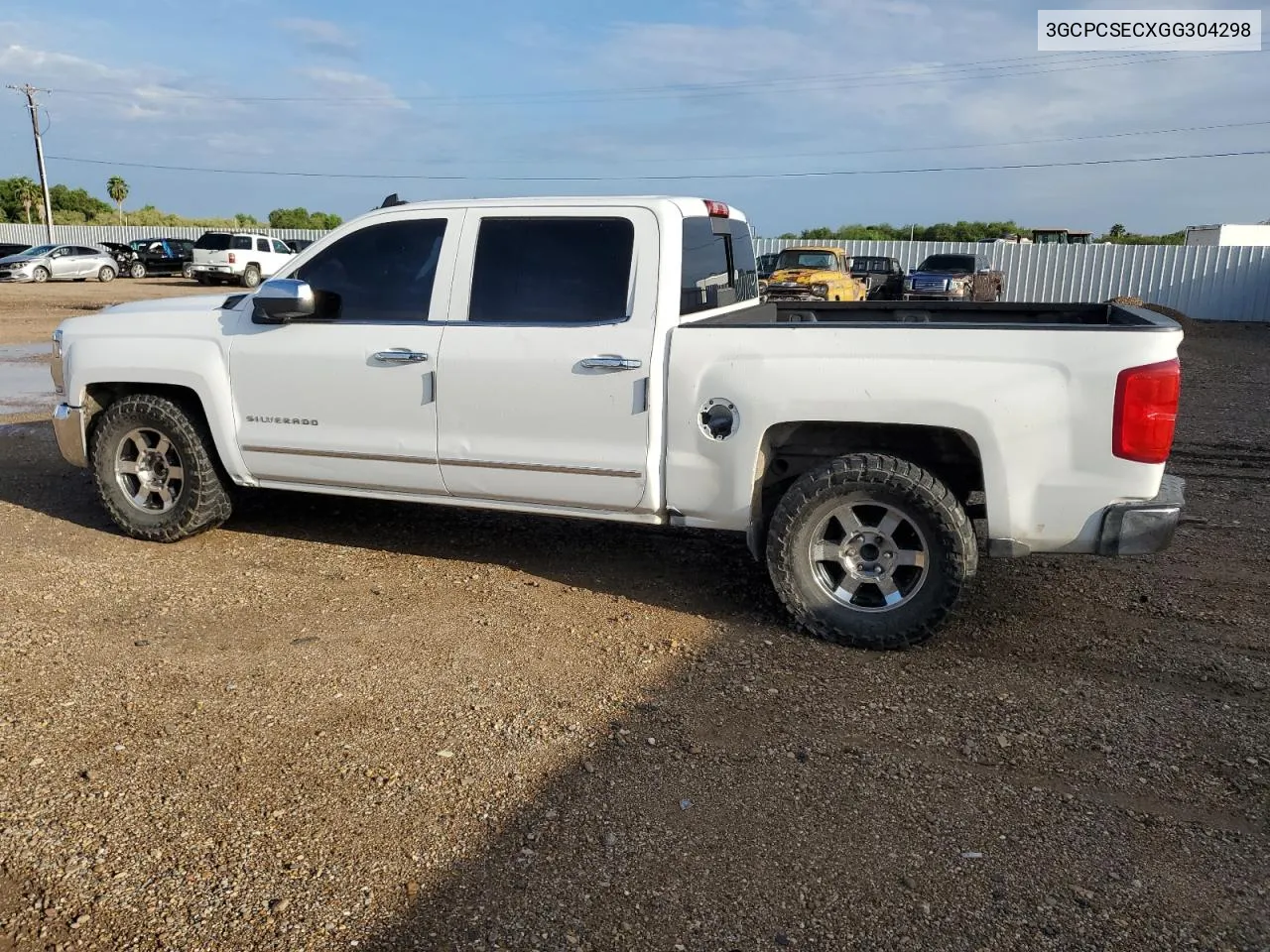 2016 Chevrolet Silverado C1500 Ltz VIN: 3GCPCSECXGG304298 Lot: 68935464