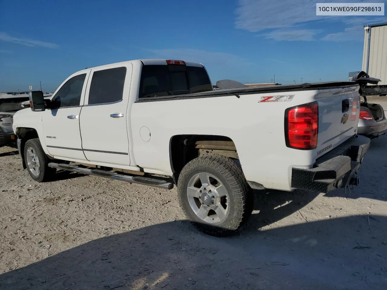 2016 Chevrolet Silverado K2500 Heavy Duty Ltz VIN: 1GC1KWEG9GF298613 Lot: 68984644