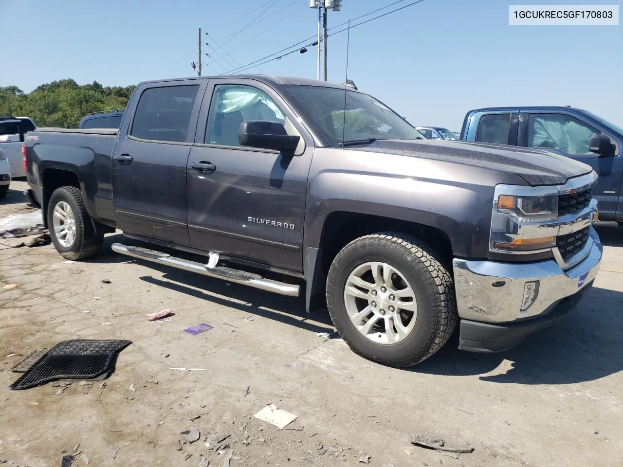 2016 Chevrolet Silverado K1500 Lt VIN: 1GCUKREC5GF170803 Lot: 69032364