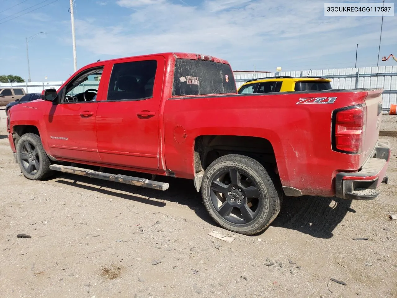 2016 Chevrolet Silverado K1500 Lt VIN: 3GCUKREC4GG117587 Lot: 69152194