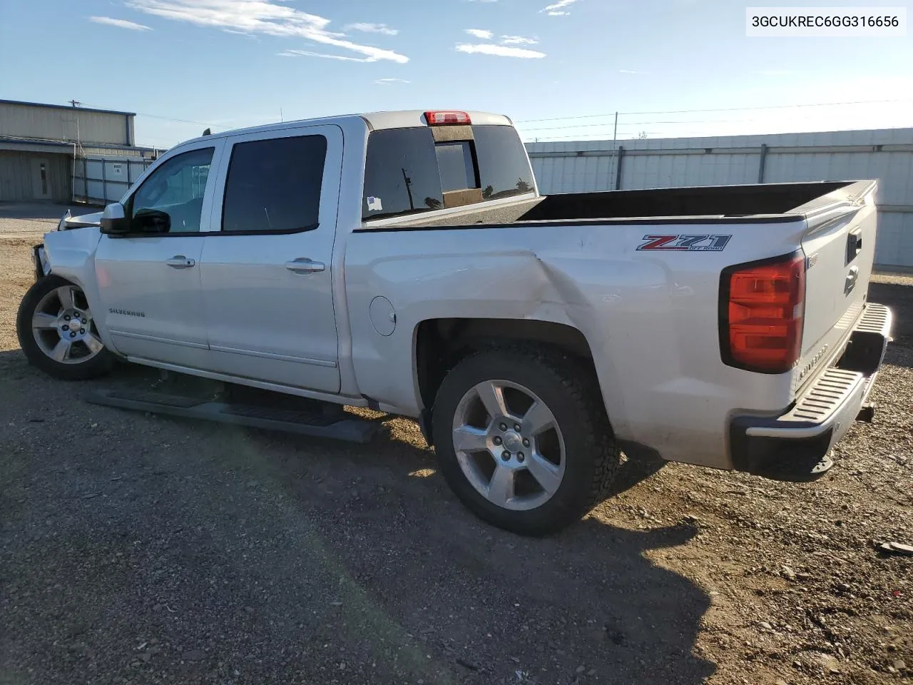 3GCUKREC6GG316656 2016 Chevrolet Silverado K1500 Lt