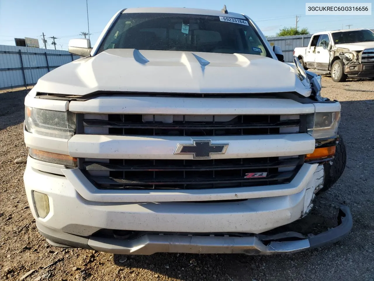 2016 Chevrolet Silverado K1500 Lt VIN: 3GCUKREC6GG316656 Lot: 69233184