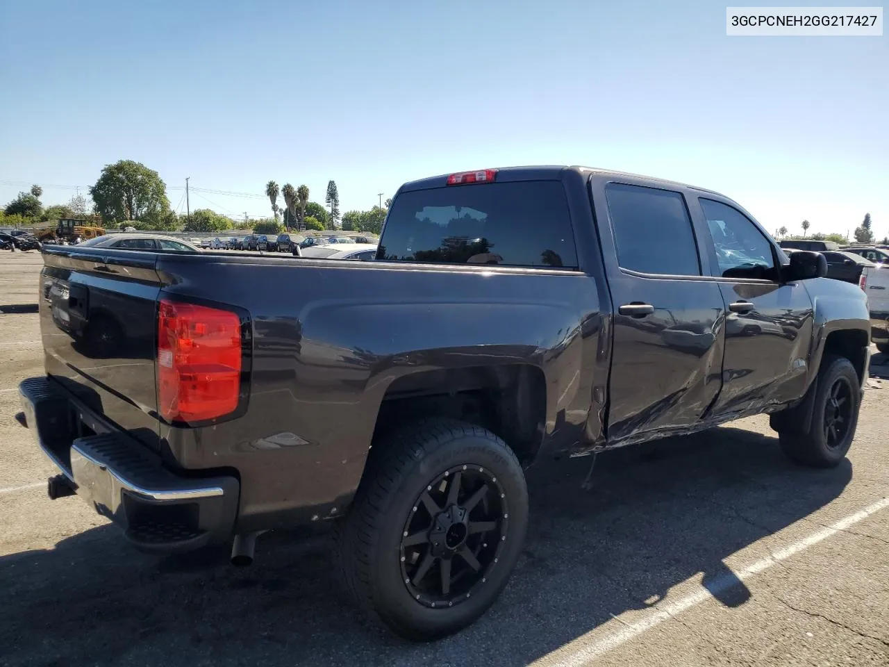 2016 Chevrolet Silverado C1500 VIN: 3GCPCNEH2GG217427 Lot: 69327244