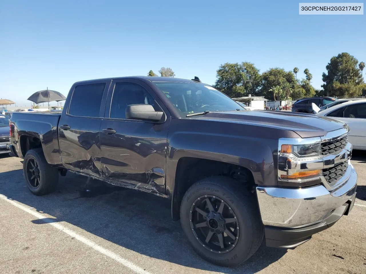 2016 Chevrolet Silverado C1500 VIN: 3GCPCNEH2GG217427 Lot: 69327244