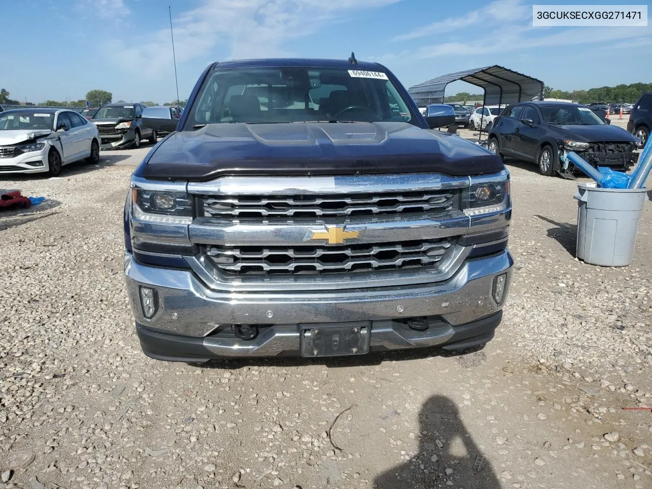 2016 Chevrolet Silverado K1500 Ltz VIN: 3GCUKSECXGG271471 Lot: 69406144