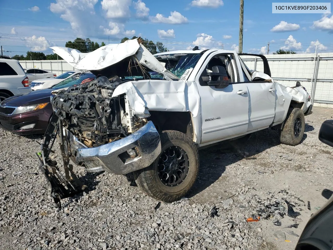 2016 Chevrolet Silverado K2500 Heavy Duty Lt VIN: 1GC1KVE89GF203406 Lot: 69416024