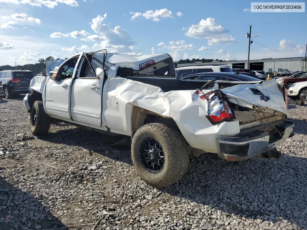 2016 Chevrolet Silverado K2500 Heavy Duty Lt VIN: 1GC1KVE89GF203406 Lot: 69416024