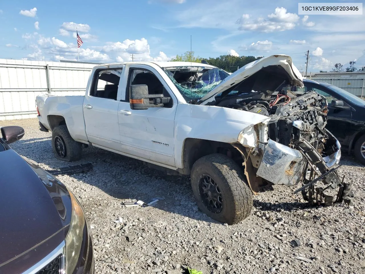 2016 Chevrolet Silverado K2500 Heavy Duty Lt VIN: 1GC1KVE89GF203406 Lot: 69416024