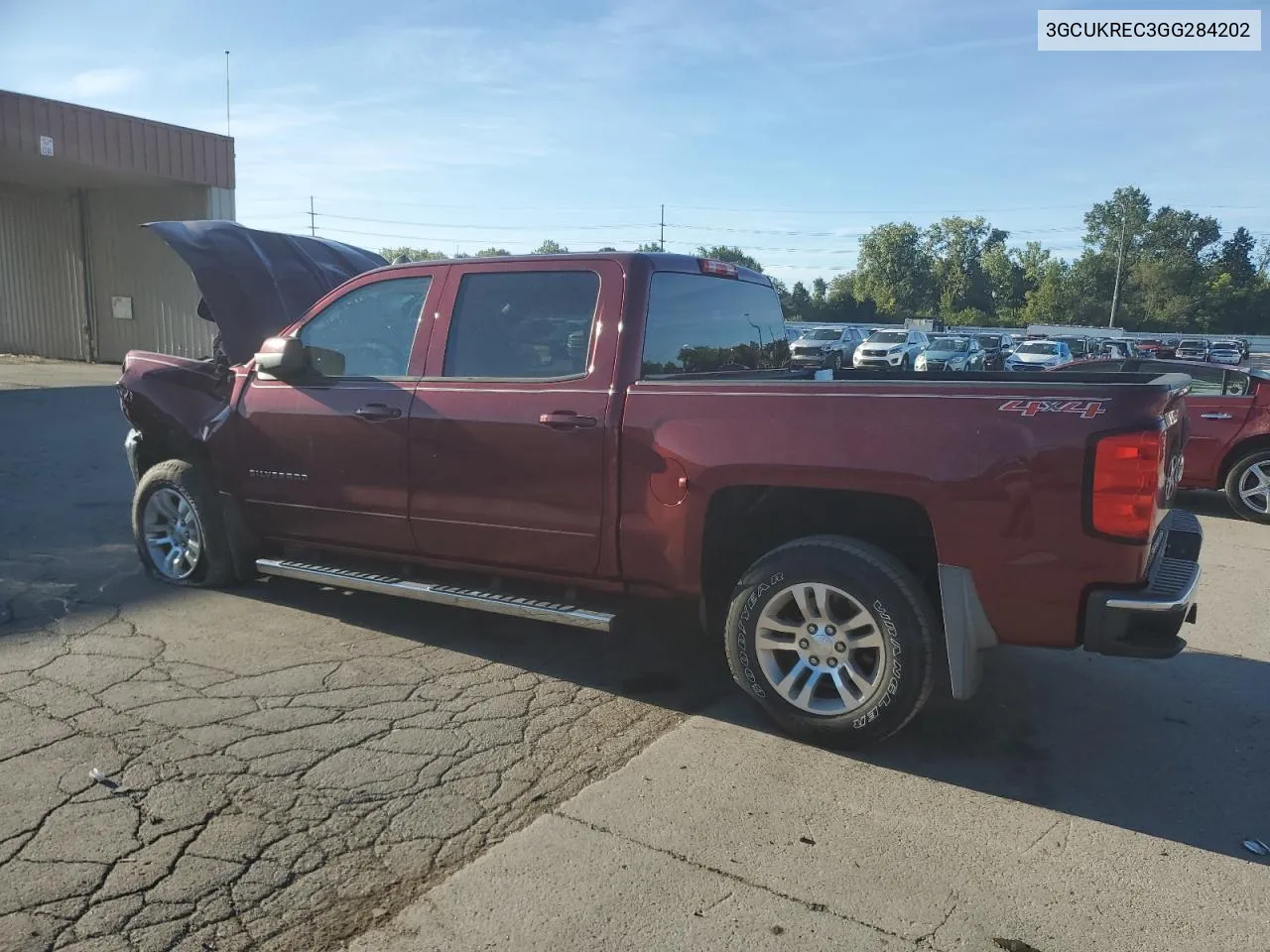 2016 Chevrolet Silverado K1500 Lt VIN: 3GCUKREC3GG284202 Lot: 69462314