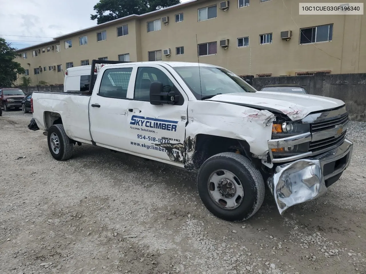 2016 Chevrolet Silverado C2500 Heavy Duty VIN: 1GC1CUEG3GF196340 Lot: 69556014